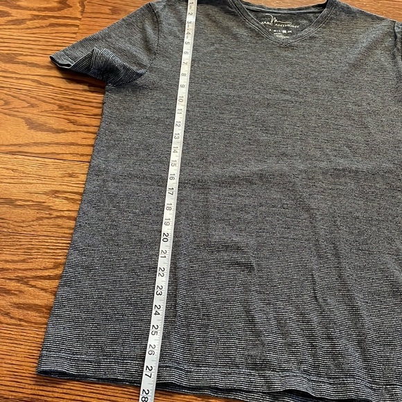 Marc Anthony MENS 100% cotton striped V neck tee classic size XL - Picture 6 of 7